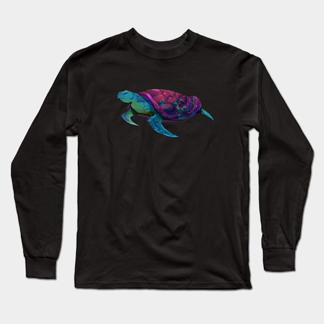 Sea Turtle Long Sleeve T-Shirt by banditotees